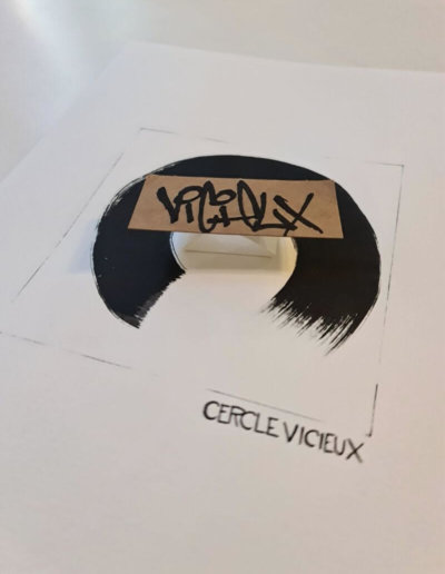 Cercle Vicieux - par Guy Bechtel - Typoésie Vendue