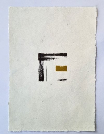 Encre a vif #11 - calligraphie abstraite par Guy Bechtel