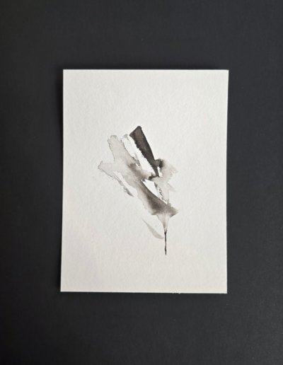 Encre a vif #17 - calligraphie abstraite par Guy Bechtel