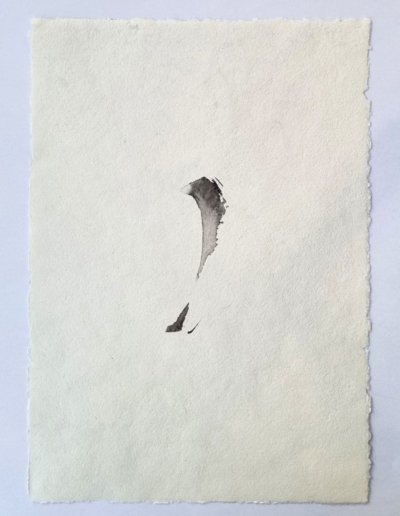 Encre a vif #3 - calligraphie abstraite par Guy Bechtel