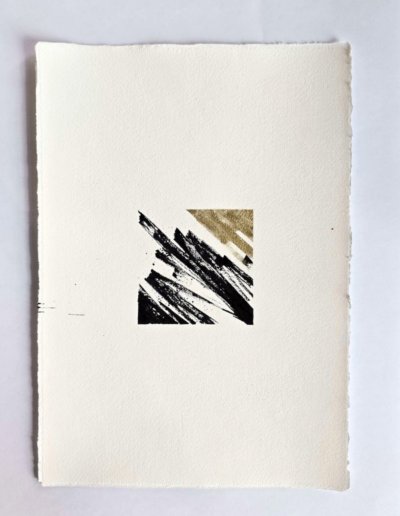 Encre a vif #8 - calligraphie abstraite par Guy Bechtel