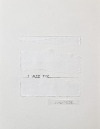 I walk the Line - par Guy Bechtel - Typoésie Vendue