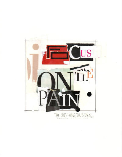 I Focus On The Pain - par Guy Bechtel - Typoésie