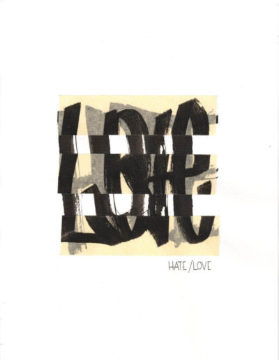 LoveHate - par Guy Bechtel - Typoésie Vendue