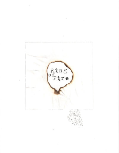 Ring of Fire - par Guy Bechtel - Typoésie Vendue