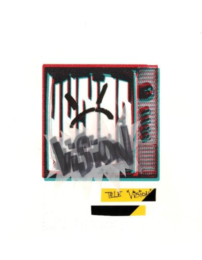 Tele"VISION" - par Guy Bechtel - Typoésie Vendue