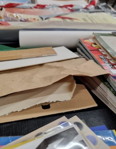 Matériel Workshop Typoésie avec Guy Bechtel - Expo Ligne de Faille