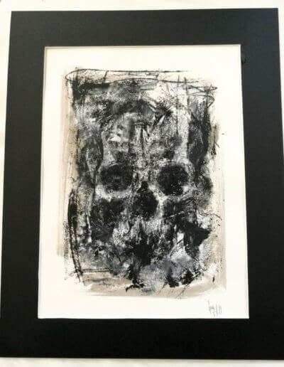 Monoprint à l'huile - Guy Bechtel - 2020 03 28 - Private Collection