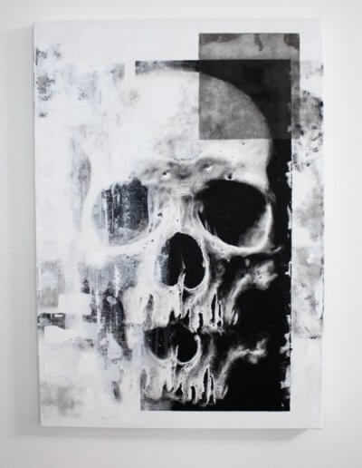Original Peinture à l'acryl - Mourir Deux Fois - Guy Bechtel - #2023 01 - 100x70cm